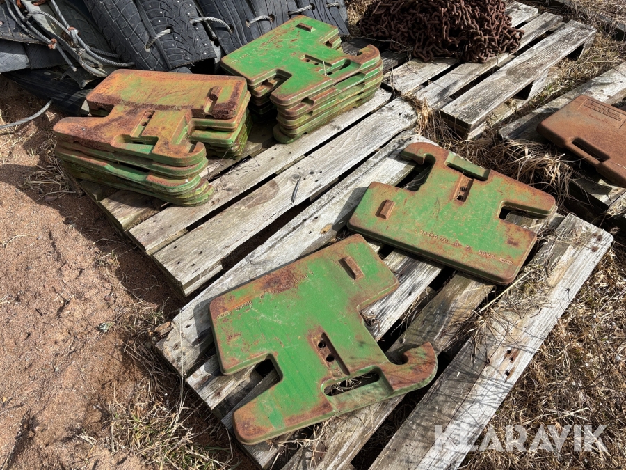 Frontvikter John Deere 12x50kg