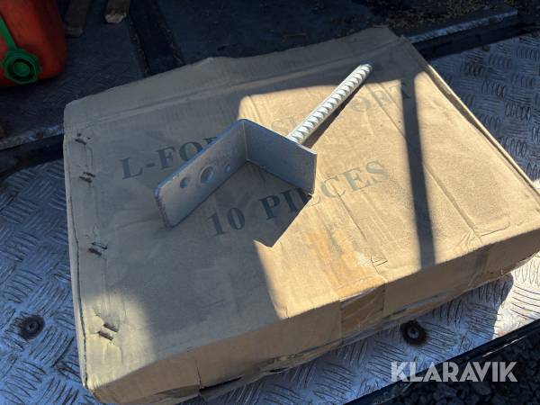 L-sko för ingjutning 50st