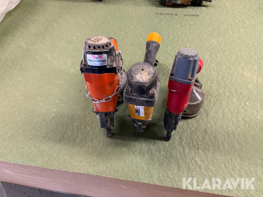 Spikpistol 2st och klammerpistol 1 st P&P,  Bostitch,  Senco