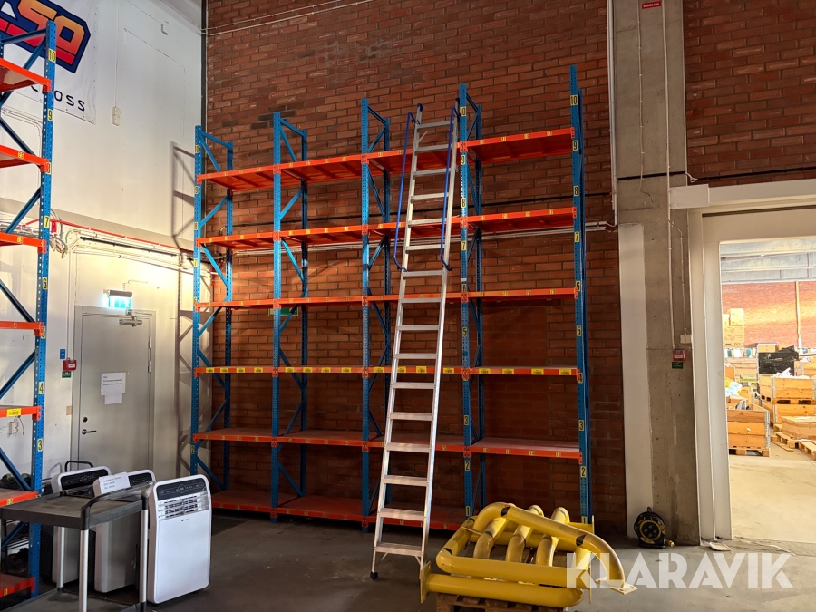 Lagerhyllor 150 kg per hyllplan