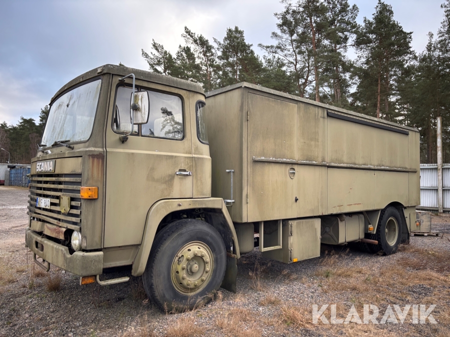 Lastbil Scania LB81 50165 med dieselgenerator