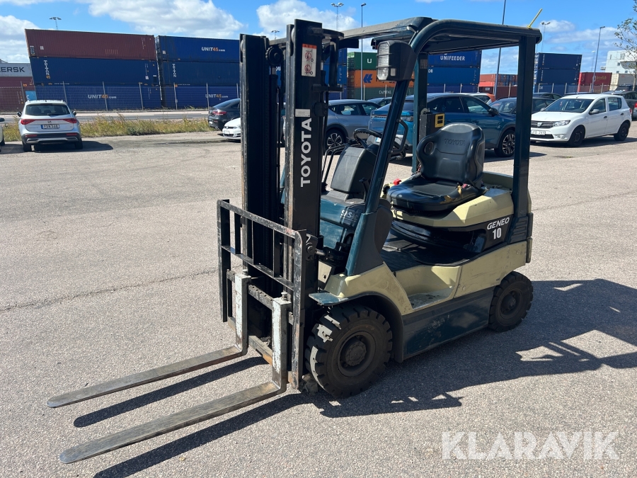 Motviktstruck Toyota Geneo 10