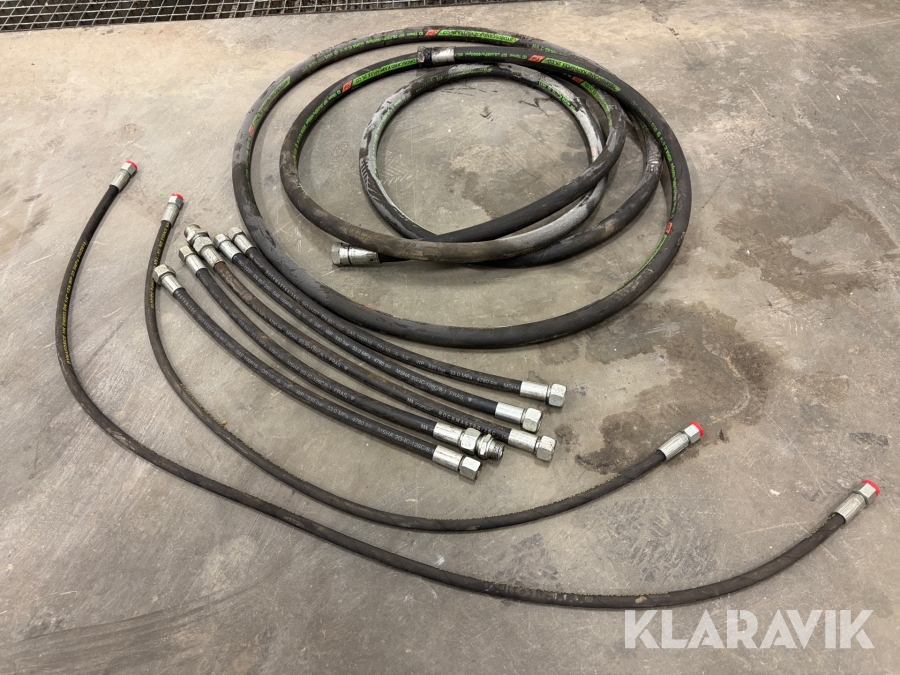 Diverse hydraulslang 8st