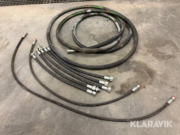 Diverse hydraulslang 8st
