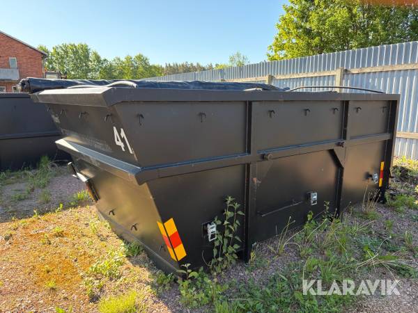 Liftdumpercontainer Dinacon 10 m3 med kapell 1 st
