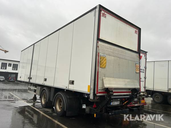 Citytrailer HRD med bakgavellyft & öppningsbar sida