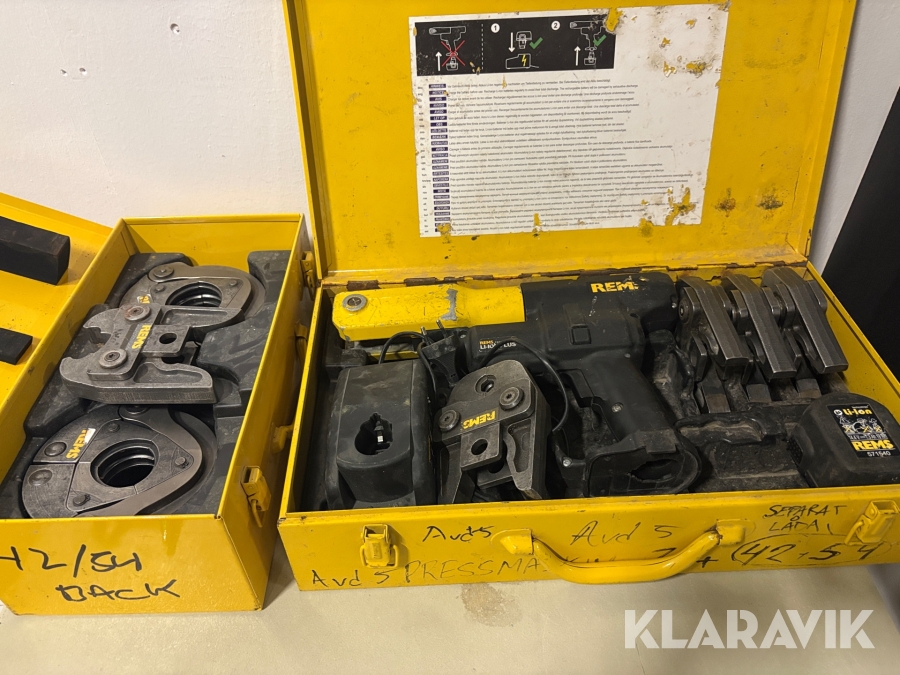 Rörpress REMS Med extra back M-käftar