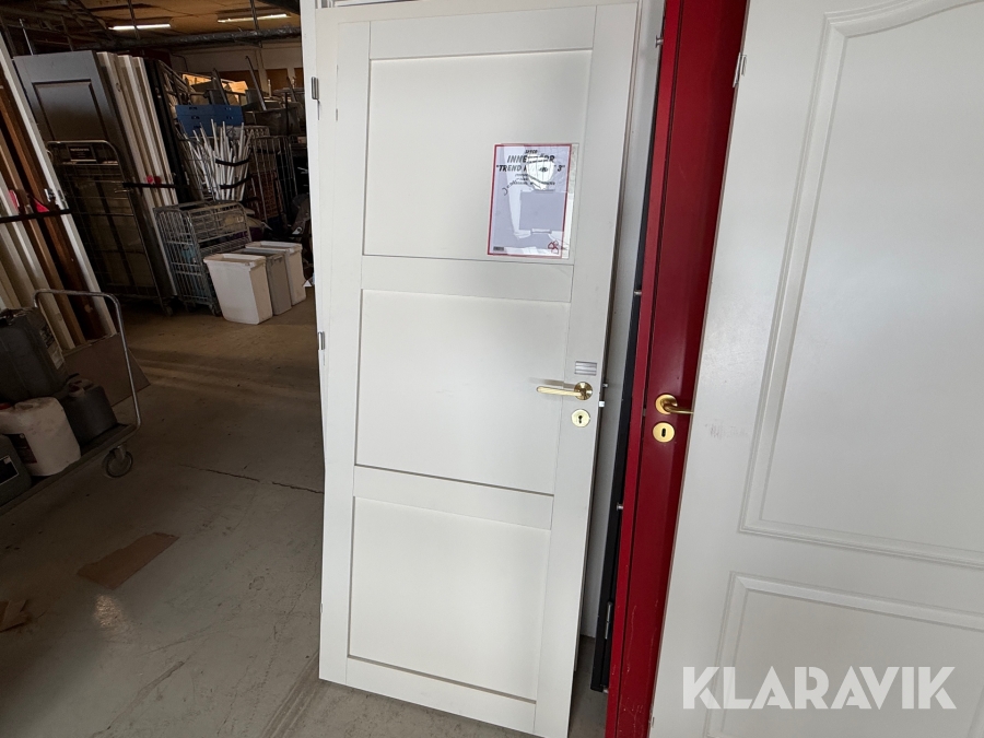 Innerdörr Safco Trend kvadrat 3 Massiv Trä 9x21