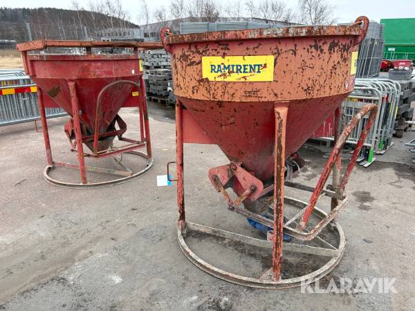 Väggbask 2 st Eichinger 750/1000 L