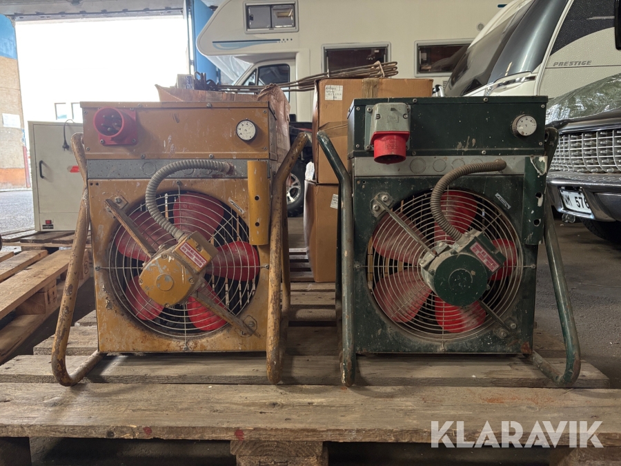 Värmefläktar Bahco & Frico 2 st