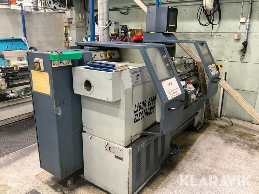 CNC Metallsvarv Labor E200x1000 halvautomatisk