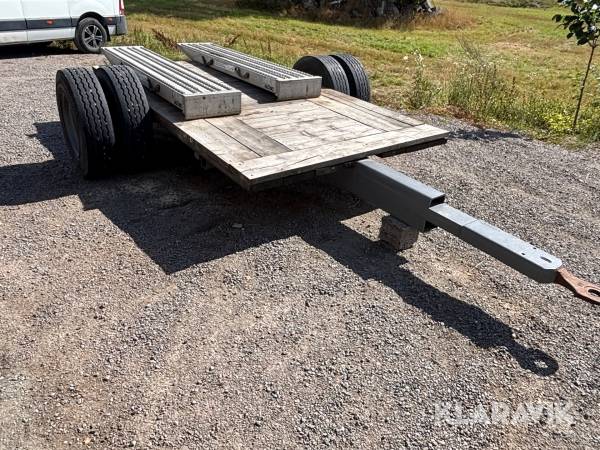 Maskinkärra / transportkärra med ramper