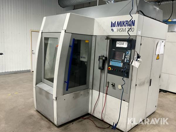 CNC fräsmaskin Mikron HSM 700 HS Plus