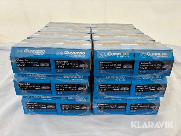 Nitskruv Borr Gunnebo Elförzinkad 3.5x9.5