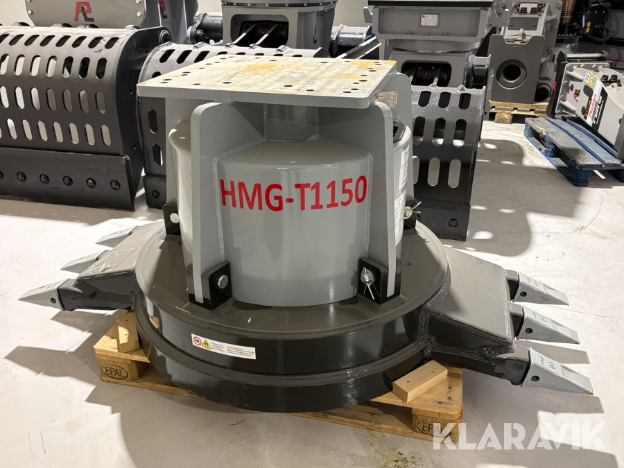 Hydraulmagnet med tänder Pladdet HMG- T1150