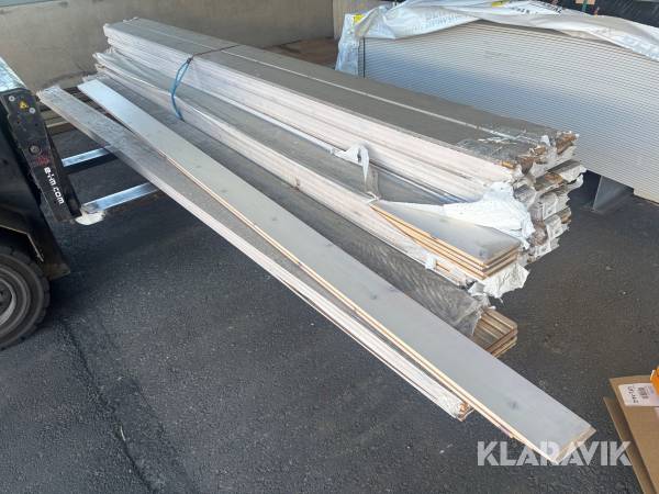 Golvträ furu 26,5x154x4140 extra vit