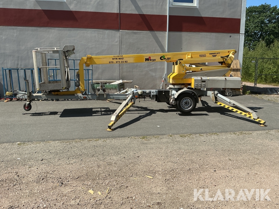 Släpvagnslift Ommelift 1550EBZX