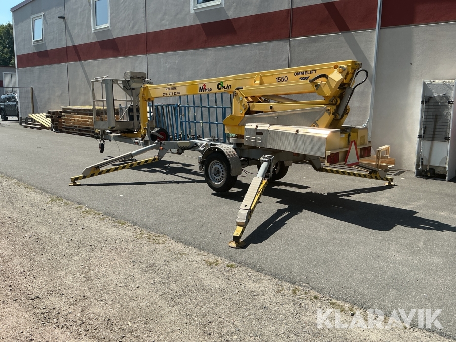 Släpvagnslift Ommelift 1550EBZX