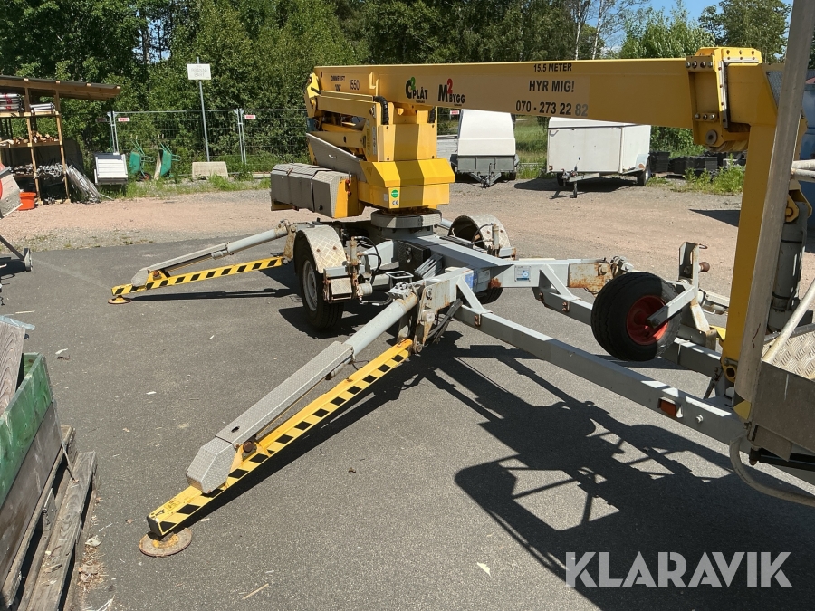Släpvagnslift Ommelift 1550EBZX