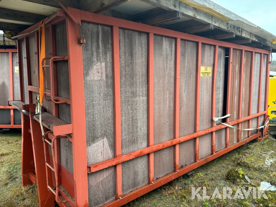 Flismagasin med matningsanläggning ca 120 m3