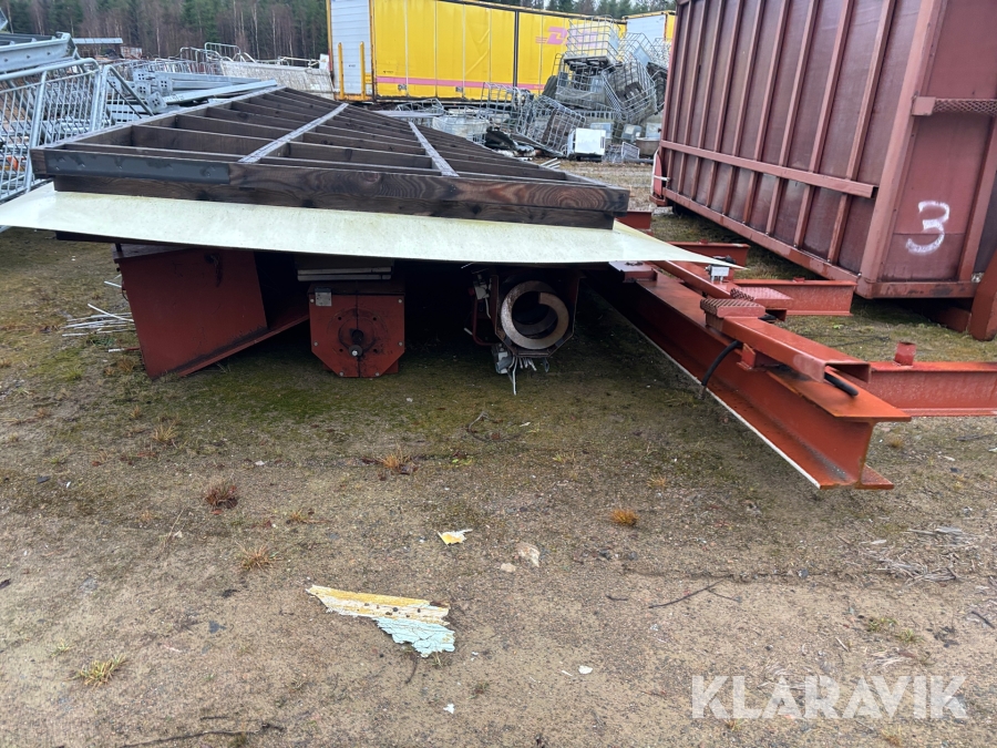 Flismagasin med matningsanläggning ca 120 m3