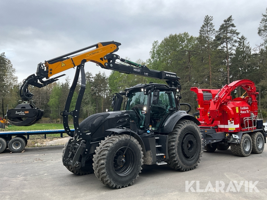 Traktor Valtra Q305 komplett för skogsbruk