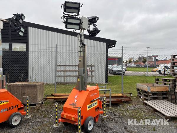 Belysningsmast Satema 7MT 4x400w