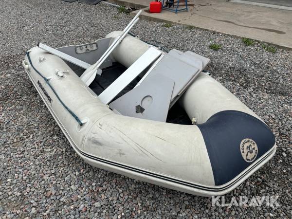 Gummibåt Aqua Quick med 6 hk motor evinrude