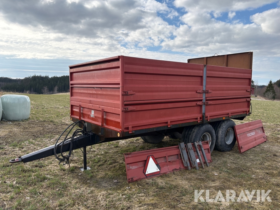 Spannmålskärra Weckman M 110 med broms