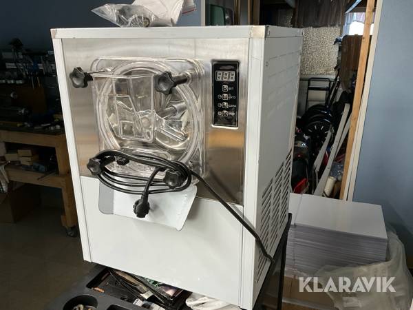 Glassmaskin gelato, 16-20 L/h