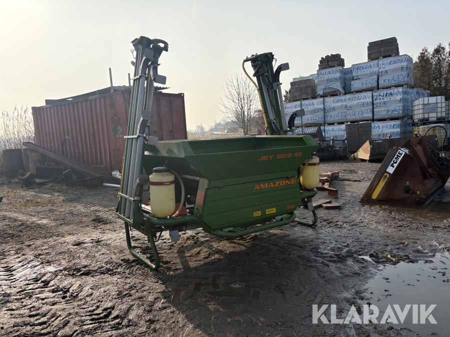 Konstgödselspridare Amazone JET 802-12 10 meter