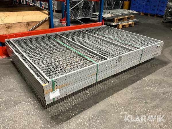 Nätgaller 7st med 1st dörr Troax 220x150cm