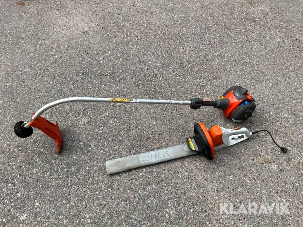 Häcksax och trimmer Husqvarna & Stihl 129C & Hse52