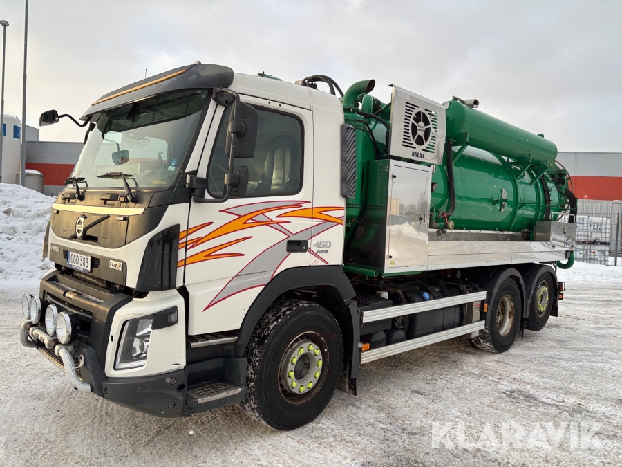 Slam/sug/tankbil Volvo FMX 450 6x2 460hk 2017