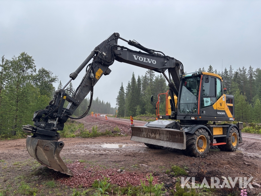 Hjulgrävare Volvo EWR150E med L5 grävsystem