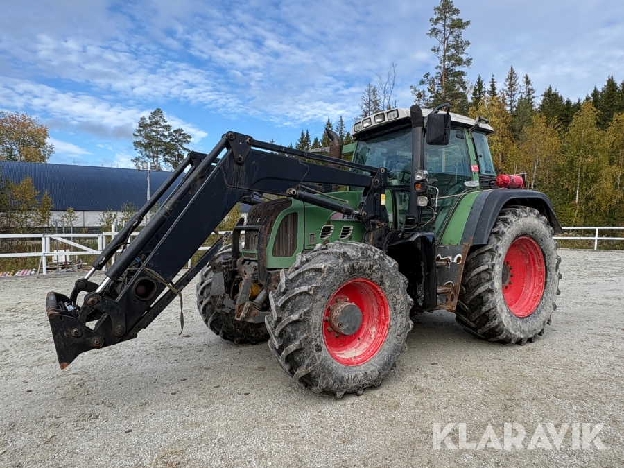 Traktor Fendt 718 Vario TMS med Quick lastare