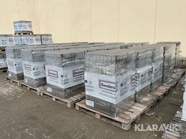 Betongmarkplattor 29st pallar Benders Siena Slät Fasad 700x350x80mm Grå