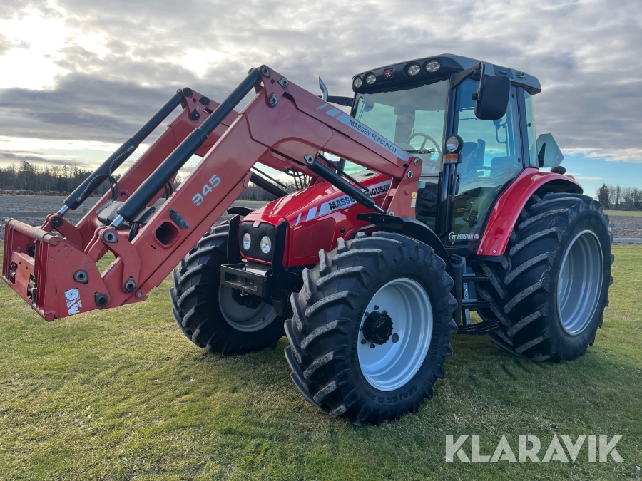 Traktor Massey Ferguson 6455-4 med lastare 