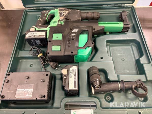 Borrhammare med dammsugare Hikoki DH 180DBML