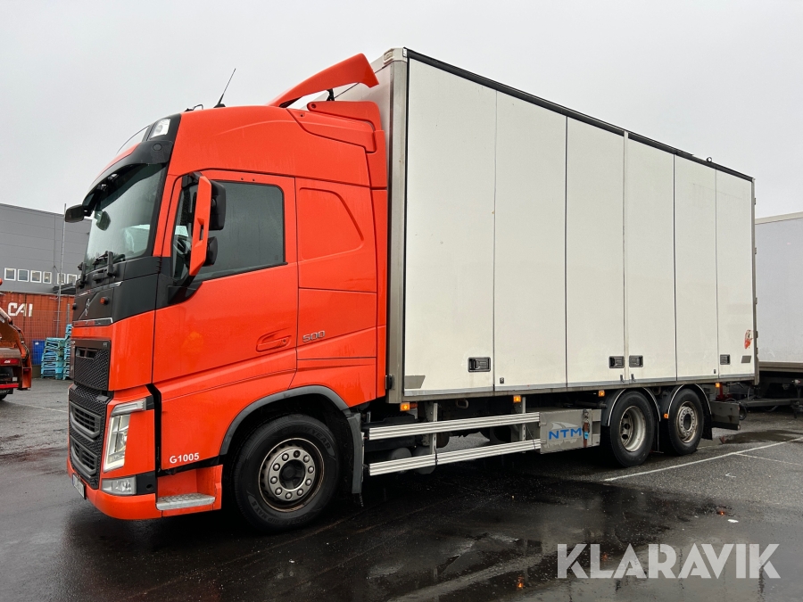 Lastbil / skåpbil Volvo FH500 med fäste för påhängstruck