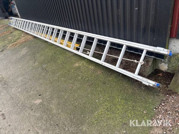 Aluminiumstege Ernst Utskjutbar - Totalt 12,8m