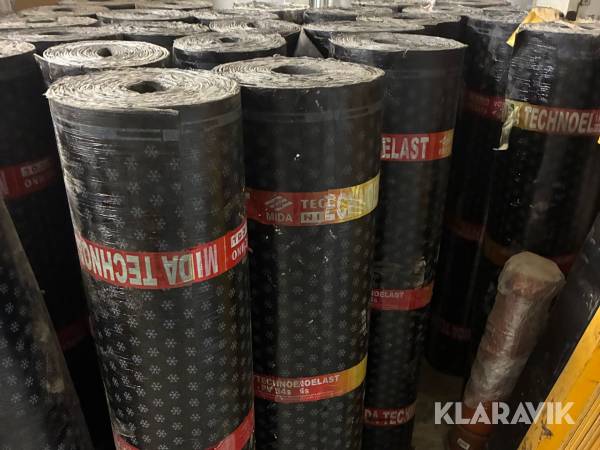 Bitumenmatta/takpapp Mids Technoelast PV S4S för tätskikt, 28 st