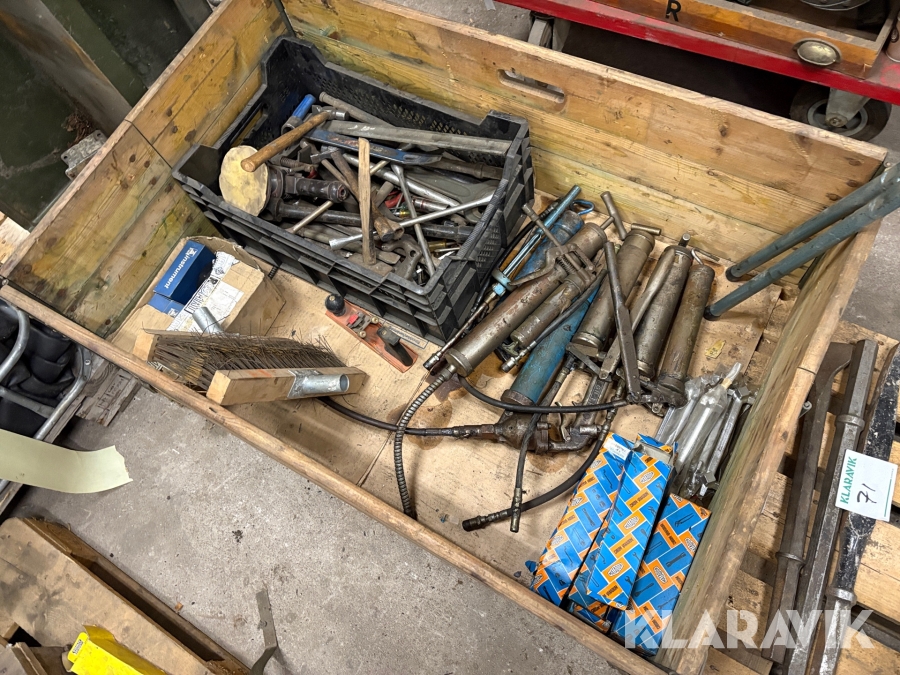 Fettsprutor & verktyg 1st pall