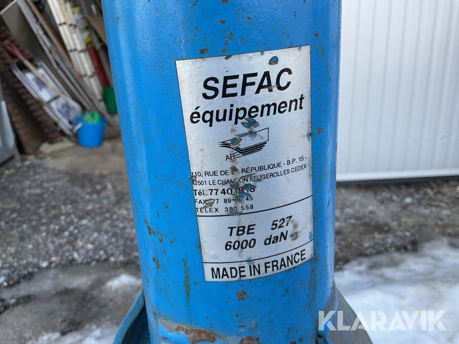 Pallbockar Sefac TBE 527 2st