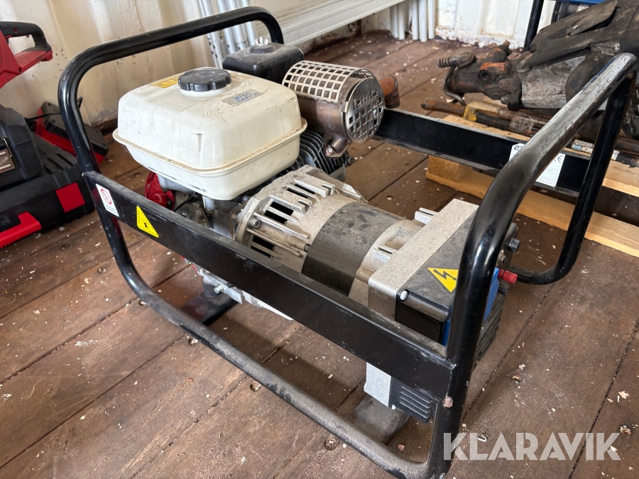 Bensinmotor med generator Honda GX200 3,7 kVA