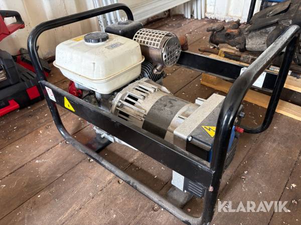 Bensinmotor med generator Honda GX200 3,7 kVA