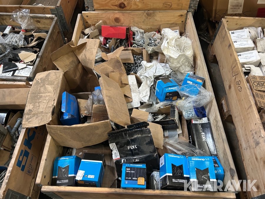 Betongskruv, infästningsmaterial, spik mm Gunnebo / Fixx / Hilti