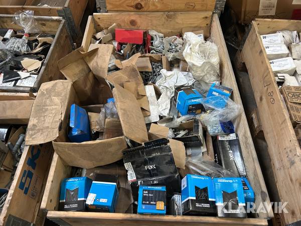 Betongskruv, infästningsmaterial, spik mm Gunnebo / Fixx / Hilti