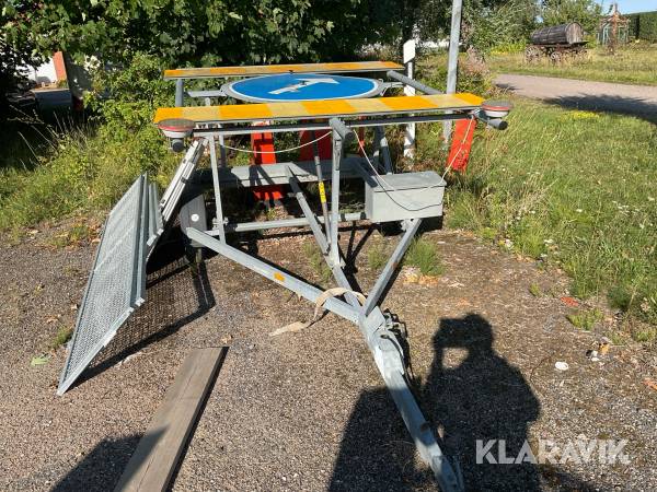 Vägmärkesvagn Blinkfyrar