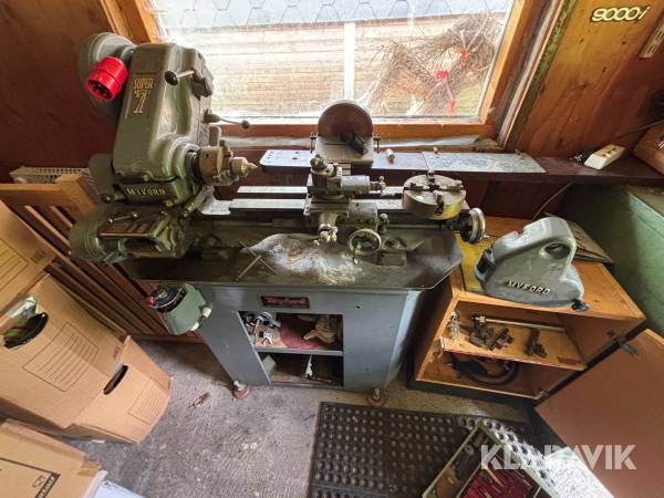 Svarv Myford Super7 med tillbehör